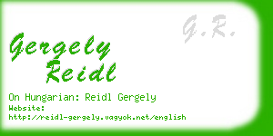 gergely reidl business card